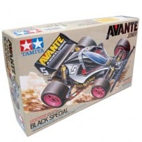 1/32 Mini 4WD Type 2 Chassis Avante JR. Black Special Edition Chassis Kit