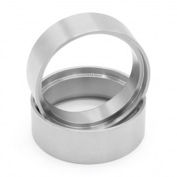 Aluminum 1.0inch Wheel Clamp Rings 2 pcs Silver For 1.9inch Method 105 Beadlock Wheel