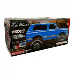TRX-4 1/10 1972 Chevrolet K5 Blazer-High Trail RTR Blue Version EP w/ TQi Traxxas Link