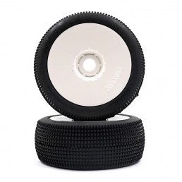 Nebula Pre-Glue Soft Tires 2 pcs w/ Inserts For 1/8 RC Offroad